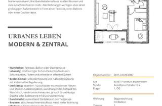 Wohnung mieten in 60487 Bockenheim, Helle 2-Zimmer-Wohnung mit Balkon in Frankfurt-Bockenheim