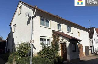 Haus kaufen in 74366 Kirchheim, Wohnhaus mit großer Scheune, 2 Garagen und Garten