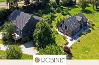 Haus kaufen in 40822 Mettmann, Gebäudeensemble im Grünen – exklusives, neuwertiges Landhaus mit Nebengebäude im Süden von Mettmann