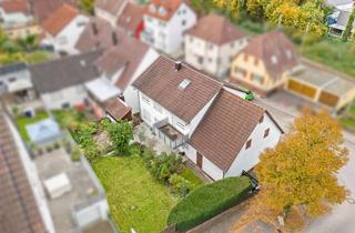 Haus kaufen in Plochinger Straße 38, 73249 Wernau, Charmantes 2-Familienhaus mit Ausbaupotential und Garten