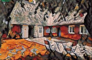 Haus kaufen in 25923 Süderlügum, Reetdachhaus mit 2 Wohnungen im EG und kleinem gepflegtem Park mit Obstbäumen