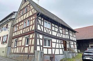 Haus kaufen in 64658 Fürth, Denkmal-Afa - Fachwerkhaus + riesige ausbaubare Scheune *** PROVISIONSFREI für den Käufer ***