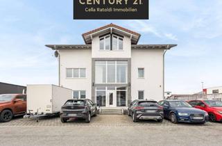 Gewerbeimmobilie kaufen in 86859 Igling, Wohn- und Geschäftshaus mit beheizter Halle