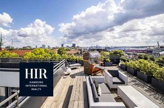Penthouse kaufen in 22767 Altona-Altstadt, Neuwertiges Penthouse mit Panoramablick auf Elbe & Hamburg