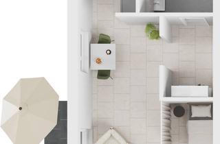 Wohnung kaufen in Neckarstraße, 65468 Trebur, Neubau Energieeffizienzhaus! Schöne seniorengerechte Erdgeschosswohnung mit Gartenanteil
