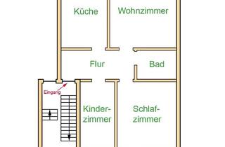 Wohnung mieten in 47652 Weeze, Weeze - 3 Z-KDB - 1. Etage 72 m² - gr. Balkon - Autostellpl. - Niederrhein - Geldern - Goch