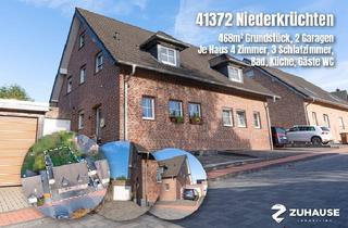 Doppelhaushälfte kaufen in 41372 Niederkrüchten, Zwei Häuser, ein Paket: Sorgenfrei investieren in Niederkrüchten.