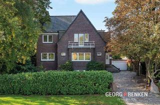 Villa kaufen in 28719 Burg-Grambke, Bremen – Burglesum | Stilvolle Kaufmannsvilla / EFH mit Blick auf die Lesum und das NSG Werderland