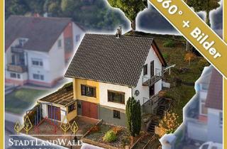 Einfamilienhaus kaufen in Bergstraße 16, 66996 Fischbach bei Dahn, Erhöht wohnen, entspannt leben – Einfamilienhaus mit Fernsicht, Garten und Garagen
