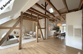 Penthouse kaufen in 40235 Flingern Nord, Penthouse mit 32m² Dachterrasse in komplett saniertem Altbau in Flingern-Nord