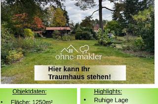 Grundstück zu kaufen in 16540 Hohen Neuendorf, Baugrundstück 1250m² für 1-2-Familienhaus in Hohen Neuendorf, unterm Bodenrichtwert!