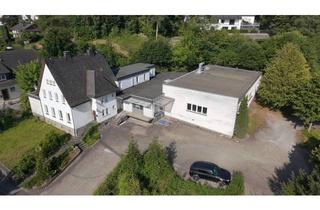 Gewerbeimmobilie kaufen in 59846 Sundern, Wohnen & Arbeiten: EFH mit 760 m² Hallenfläche auf großem Grundstück in Sundern