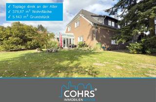 Mehrfamilienhaus kaufen in 29693 Hodenhagen, Charmantes Mehrfamilienhaus in bester Lage direkt an der Aller – Investition mit großem Potenzial!