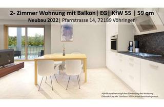 Wohnung mieten in Pfarrstrasse 14, 72189 Vöhringen, ! Exklusive ! 2 Zimmer Neubauwohnung mit Balkon im Herzen von Vöhringen