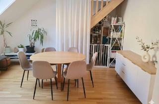 Wohnung mieten in Bleichstraße, 63165 Mühlheim, Hochwertig sanierte Maisonettewohnung (offenes Dachgeschoss / Fußbodenheizung / zentrale Lage)