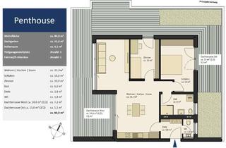 Penthouse mieten in Gmünder Straße 42, 73557 Mutlangen, Neuwertige 3-Zimmer-Penthouse Wohnung in Mutlangen (Bj. 12/2020)