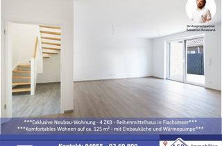 Haus mieten in 26810 Westoverledingen, ***Exklusive Neubau-Wohnung - 4 ZKB - Reihenmittelhaus in Flachsmeer***