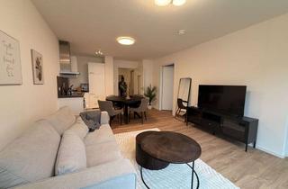 Wohnung mieten in Mathildenstraße 60, 63065 Offenbach, Erstbezug: Stilvolle vollmöblierte 2-Zimmer-Neubauwohnung in Offenbach – mit Balkon