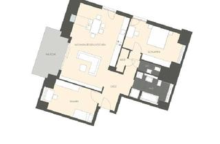 Wohnung mieten in Am Sulzbach 88B, 79423 Heitersheim, Erstbezug: Moderne 3-Zimmer-Wohnung mit Balkon im DG in Heitersheim