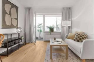 Wohnung mieten in 40223 Bilk, Hochwertig möblierte 1-Zimmer-Wohnung mit Balkon – Toplage am Karolingerplatz, Düsseldorf-Unterbilk