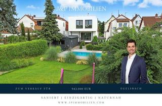 Haus kaufen in 63329 Egelsbach, Luxuriöses EFH mit traumhafter Gartenlandschaft, Doppelgarage & Einliegerbereich