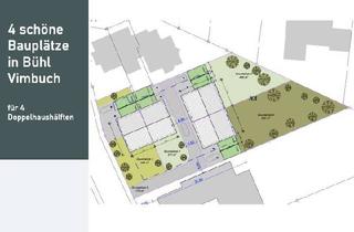 Grundstück zu kaufen in 77815 Bühl, 4 Grundstücke für Neubau-Doppelhaushäften in schöner Lage von Bühl-Vimbuch. Jetzt schnell sichern!