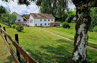 Haus kaufen in 64385 Reichelsheim, Reichelsheim (Odenwald) - Zweifamilienhaus mit Scheune und Wiese in ReichelsheimErzbach