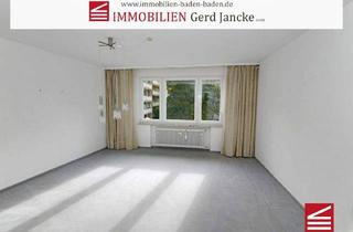 Wohnung kaufen in 76532 Baden-Baden, Baden-Baden - Baden-Baden, gut geschnittene Vier-Zimmer-Wohnung mit Balkon, Garten u. Garage!