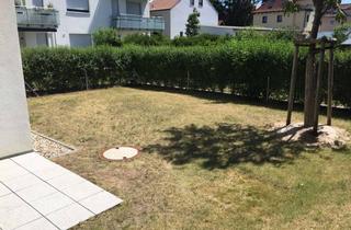 Wohnung kaufen in 90453 Katzwang, Provisionsfrei! Moderne Erdgeschosswohnung mit Garten und Tiefgaragenstellplatz in NBG-Katzwang