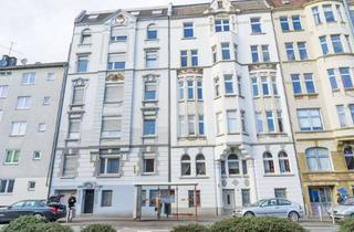 Wohnung mieten in 44147 Dortmund, Hafen: EBK, Kernsanierte helle Altbauwohnung, Eichenparkett, Stuck, Spots, Vollbad. WG-geeignet