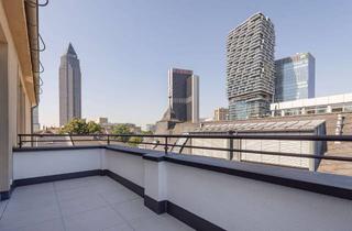 Wohnung mieten in 60325 Westend-Süd, Erstbezug nach Komplettsanierung – exklusive 4 Zi. Whg. mit Skylineblick, Balkon, 2 Bäder, EBK, HWR