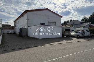 Einfamilienhaus kaufen in 76351 Linkenheim-Hochstetten, Großes Einfamilienhaus mit Halle am Rand des Gewerbegebietes