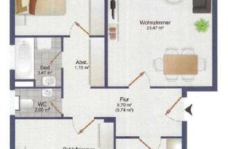 Wohnung mieten in 28816 Stuhr, Moderne 3-Zimmer-Wohnung mit Balkon und Stellplatz in Stuhr-Brinkum