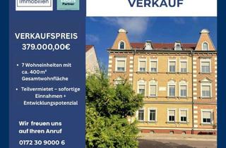 Mehrfamilienhaus kaufen in 04523 Pegau, Mehrfamilienhaus mit 7 Einheiten, Garagen und Entwicklungspotenzial – ideale Kapitalanlage in Pegau