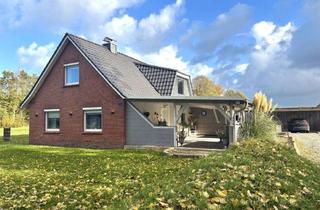 Haus kaufen in 26529 Leezdorf, Modernes Landhaus in schöner Alleinlage mit Weidefläche