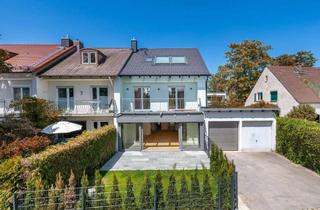 Haus kaufen in 80689 Laim, Familiengerecht: Soeben saniertes Reiheneckhaus mit Wintergarten, Terrassen und Südgarten