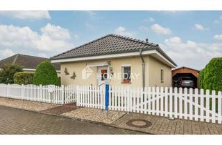 Einfamilienhaus kaufen in 16356 Werneuchen, Einfamilienhaus im Bungalow-Stil – Wohnen auf einer Ebene mit Garten, Terrasse und Carport