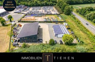 Gewerbeimmobilie kaufen in 49716 Meppen, Doppelt hält besser! Zwei vermietete Gewerbehallen mit PV-Anlage im Industriepark Meppen-Versen