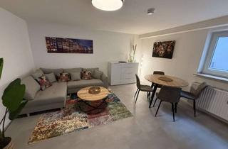 Immobilie mieten in 40489 Kalkum, Bezugsfertig! Schicke 2-Zimmer-Souterrainwohnung mit Terrasse im ruhigen Düsseldorf-Kalkum
