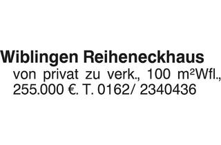 Haus kaufen in 89079 Ulm, Reiheneckhaus Ulm Wiblingen