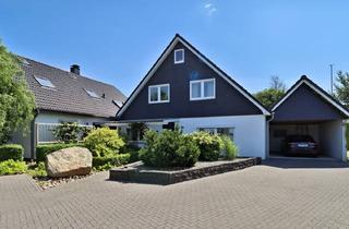 Einfamilienhaus kaufen in 25792 Neuenkirchen, Moderne Doppelhaushälfte aus 1992 mit Wintergarten & Gartenparadies in Neuenkirchen