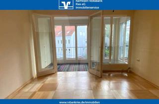 Wohnung kaufen in 86720 Nördlingen, 2-Zimmer-Eigentumswohnung mit großzügiger Loggia und Stellplatz direkt vor der Nördlinger Stadtmauer