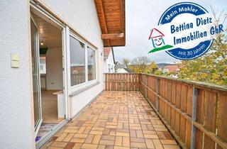 Wohnung mieten in 64850 Schaafheim, DIETZ: Gepflegte 4 Zi-Wohnung im ersten OG - 2 Balkon - Garage