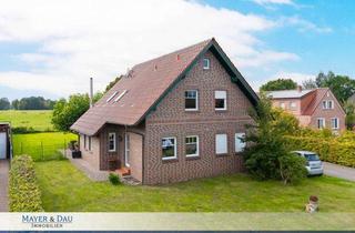 Einfamilienhaus kaufen in 26871 Papenburg, Modernes, vermietetes Einfamilienhaus mit großer Garage und traumhaftem Grundstück, Obj. 8866