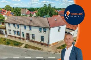 Haus kaufen in 39387 Hadmersleben, Zweifamilienhaus mit Gewerbepotenzial & Garten