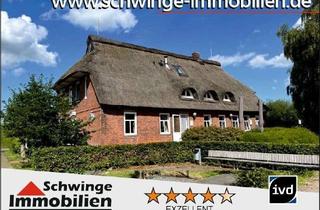 Haus kaufen in Osterwechtern 97, 21732 Krummendeich, Ansprechenede Reetdachimmobilie mit Wohneinheiten und Ausbaupotenzial zu verkaufen.