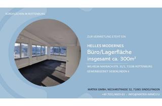 Büro zu mieten in Wilhelm-Maybach-Str. 31/1, 72108 Rottenburg, Helle moderne Büroflächen (Lager) insgesamt ca. 300 m²