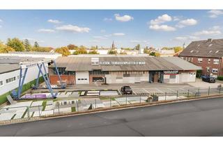 Gewerbeimmobilie kaufen in 47839 Hüls, TRADITIONS-STANDORT NEBEN NEUEM GEWERBEPARK HALLEN/BÜRO/AUSSTELLUNG