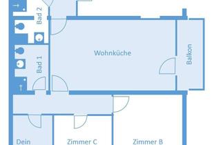 Immobilie mieten in Albert-Schweitzer-Straße, 65366 Geisenheim, Ruhiges, großartiges Apartment zentral gelegen