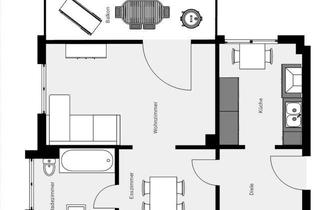 Wohnung mieten in 07937 Zeulenroda-Triebes, Appartement mit Balkon und Weitblick!